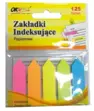 Zakładki indeks.5x25szt.Strzałka Papiernr 100