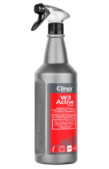 CLINEX W3 Active SHIELD 1LPłyn do łazienek