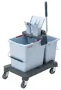 VILEDA UltraSpeed PROFESIONAL WÓZEK komp Double Bucket Ready to Go Kit Push dwa wiadra 25 L i 8 L