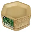 Liść Palmowy Talerz sześciokąt 23cm25szt PURE 23,5/3cm
