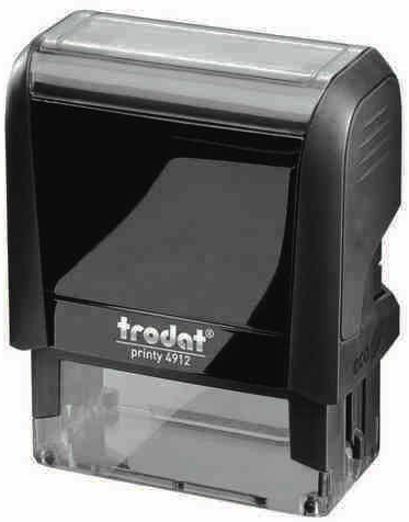 Pieczątka automatyczna Trodat Printy 4912 bez gumki czarno-szara.