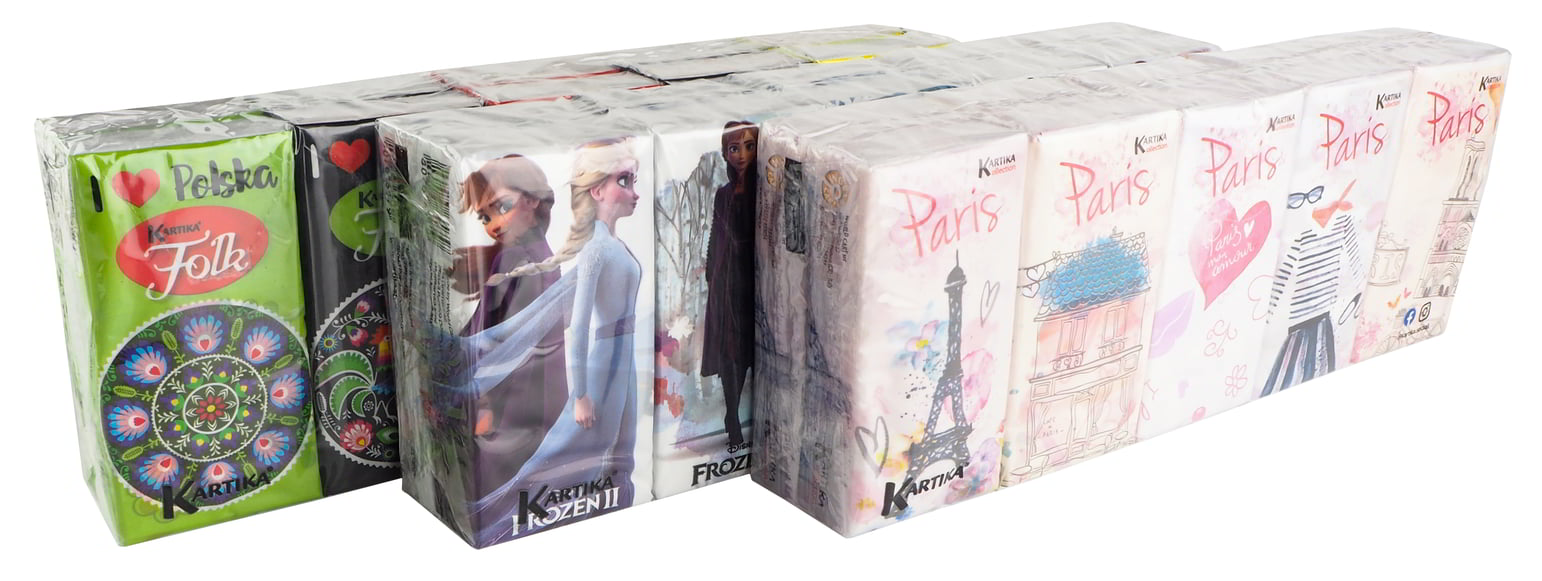 Chusteczki stworzone z trójwarstwowej delikatnej celulozy zapewniającej ulgę podczas użycia, bez podrażniania wrażliwej skóry. Są to miękkie i wytrzymałe chusteczki higieniczne wykonane w 100% z celulozy.
Właściwości:

   *Ilość: 100 sztuk (10 opako...