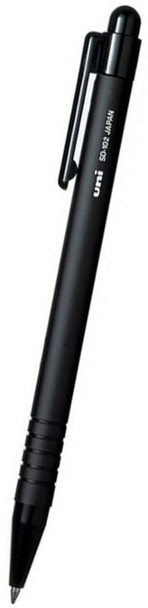 Automatycznie chowany wkład wykonany z miękkiego i matowego tworzywa PCV możliwość grawerowania laserem średnica kulki piszącej ok. 0,5 mm grubość linii pisma ok. 0,2 mm pasuje wizualnie do ołówka automatycznego