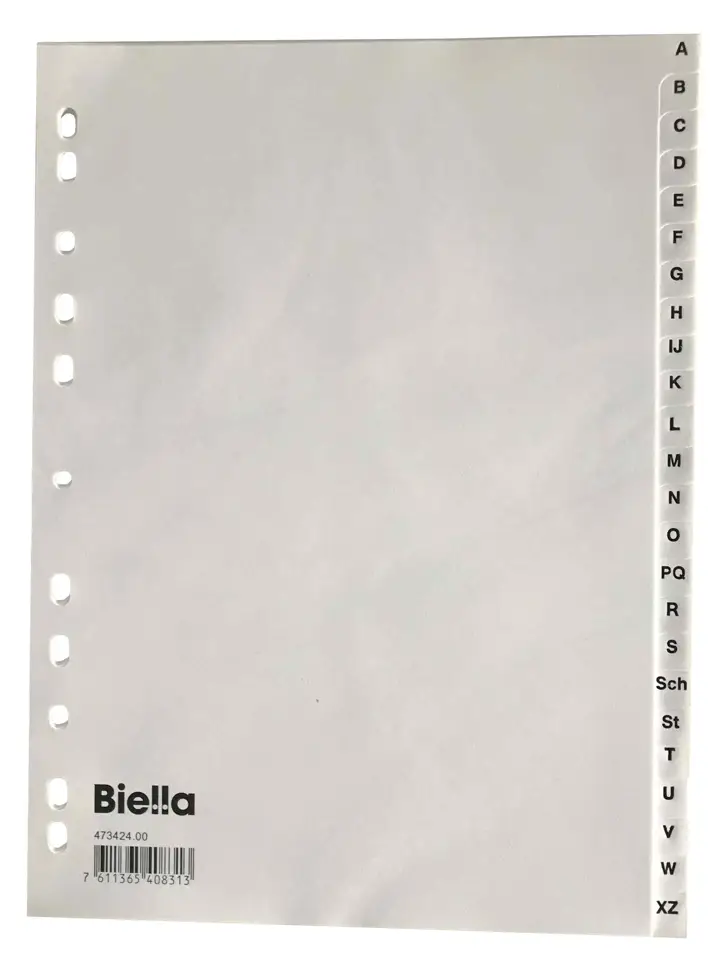 Przekładka A4 Szara A-Z