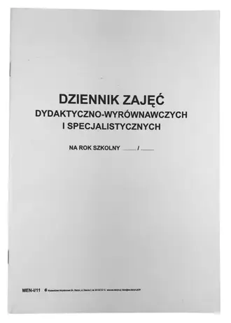 DR Dziennik zajęć specjalistycznych I/28 LOGOPEDYCZNYCH