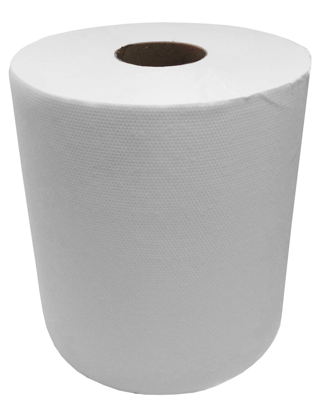 Ręcznik papierowy dwuwarstwowy Maxi 150m z celulozy, biały, chłonny i wytrzymały.