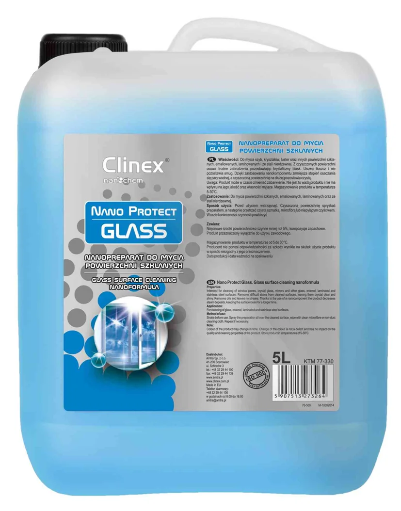 CLINEX Nano Protect Glass 5LPłyn do mycia szyb - widok alternatywny