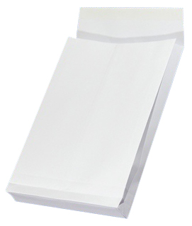 Koperta biała E4 samoklejąca z paskiem 280x360 mm