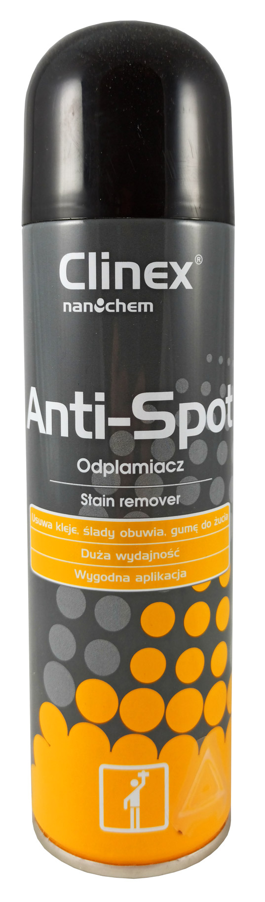 Preparat o bardzo skutecznym działaniu i dużej wydajności. Stosowany miejscowo usuwa uporczywe, nierozpuszczalne w wodzie zabrudzenia. Usuwa zabrudzenia takie jak: kleje, gumę do żucia, smołę i bitumen, żywicę, tusz kopiarki i pieczątek, wosk ze świec,...
