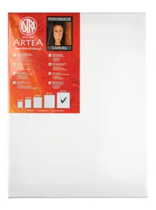 Podobrazie Malarskie 40x50 ASTRA Podobrazie malarskie Artea 40x50 cm w opakowaniu z zaznaczeniem rozmiaru 40x50 na ostatniej pozycji.