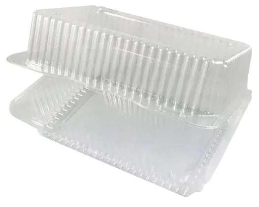 Pojemnik cukierniczy PET K-40 przezroczysty z pokrywką 22x13x7cm