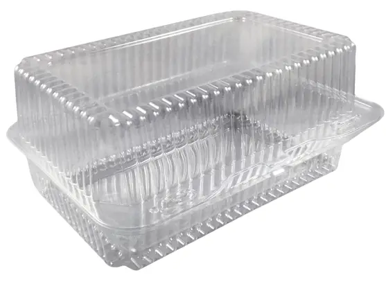 Pojemnik cukierniczy PET K-40 przezroczysty z pokrywką 22x13x7cm