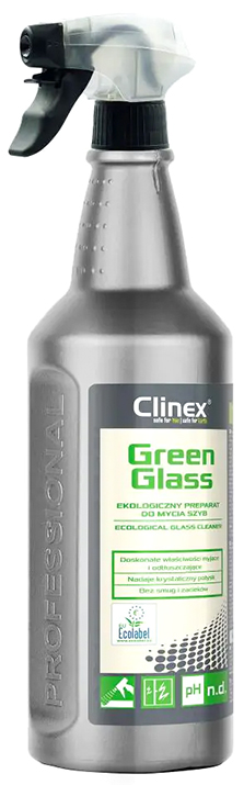 Clinex Green Glass ekologiczny preparat do mycia szyb 1L butelka ze sprayem