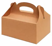 Karton na ciasto z rączką KRAFT 19/14/9