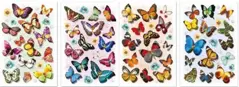 Naklejki Motyle 3d CLA4