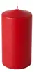 Świeca PIEŃKOWA  fi 6cm/ 11cm  1szt CZERWONY