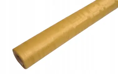 Obrus papierowy na rolce złoty z tłoczeniem damaszkowym 1,2 x 6 metrów