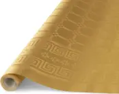 Obrus papierowy Rol. ZŁOTY 1,2 x 6m z wytłoczeniem damaszkowym