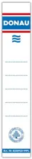 Etykieta na segregator KART.33/152 20szt DONAU dwustronna