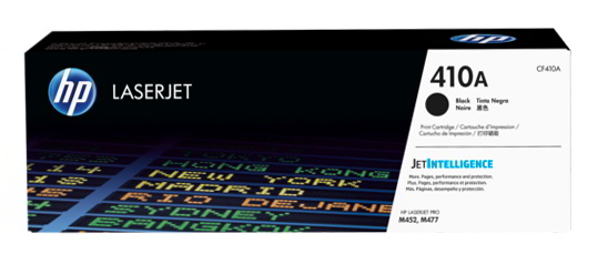 Toner HP 410A PRISM HP LJ 452/477 BLACK Toner HP 410A czarny do drukarek LaserJet Pro 452 i 477, opakowanie oryginalne.