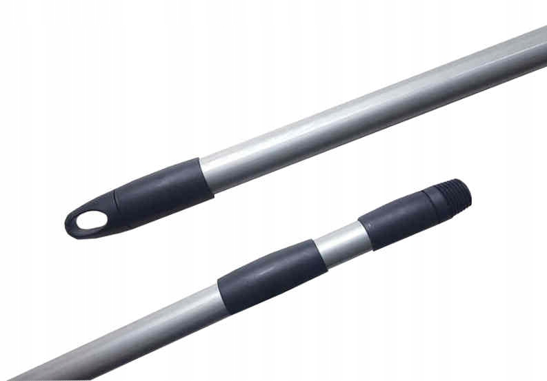 Kij teleskopowy Vileda UltraSpeed Mini aluminiowy z czarnym uchwytem, długość 83,5-144cm.