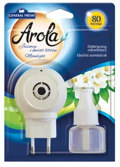 Elektryczny odświeżacz powietrza General Fresh Arola jaśmin i kwiat lotosu 25ml z urządzeniem