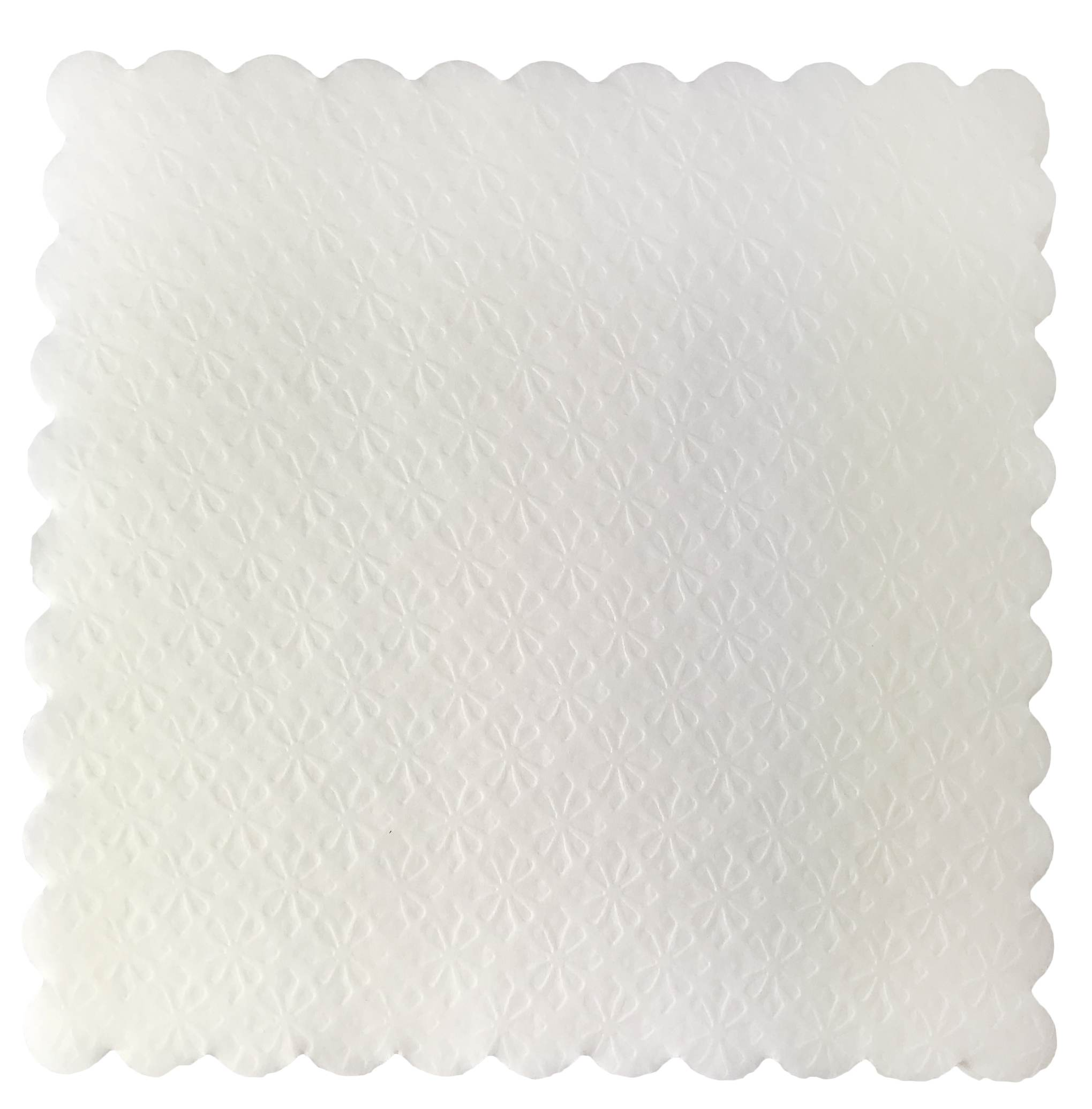 Serwetka Gastro. Ząbkowa1w 15/15 200szt BIAŁA Serwetka gastro ząbkowana jednowarstwowa 15x15cm biała, 200 sztuk