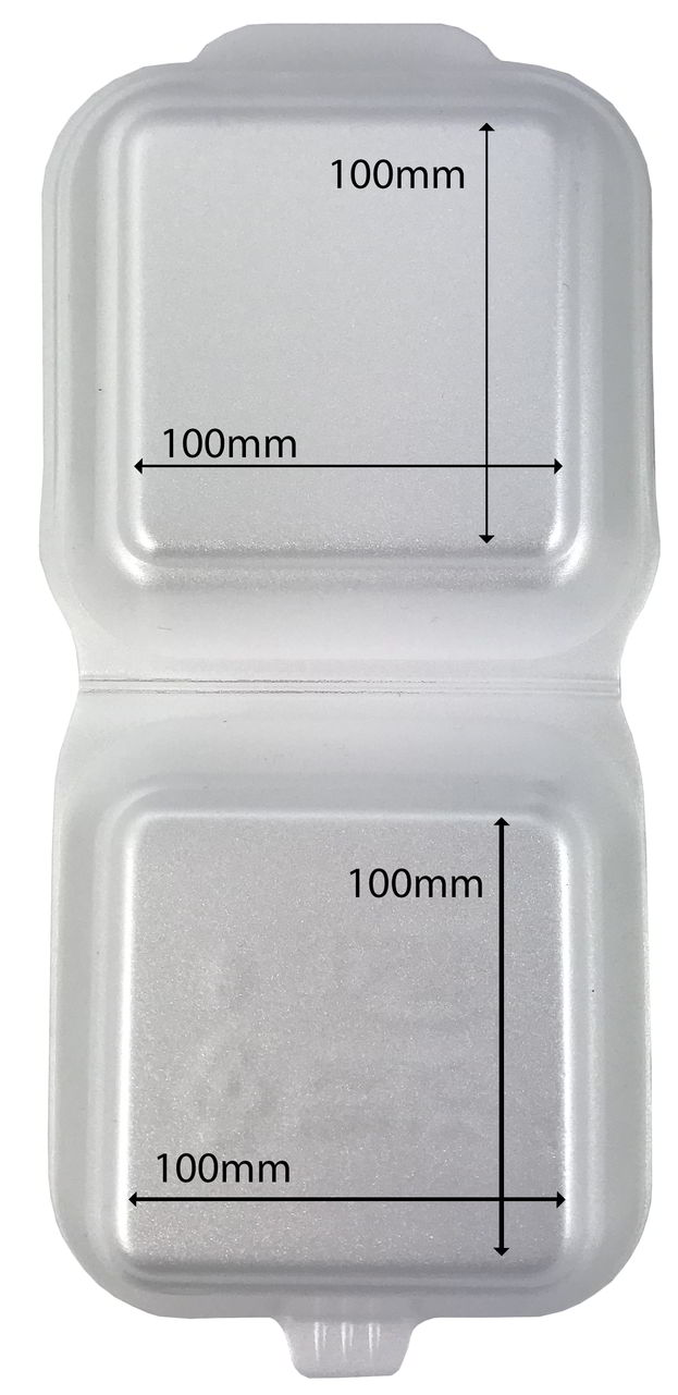 Pudełko styr. hamburger duży 1szt HP-6 Opakowanie hamburger mały wykorzystywany jest przez restauracje, cateringi do pakowania dań wynosowych. Wykonany jest z wysokiej jakości mieszanki styropianowej, dzięki czemu doskonale utrzymuje temperaturę dostarczanych posiłków. Posiada atest PZH do ...