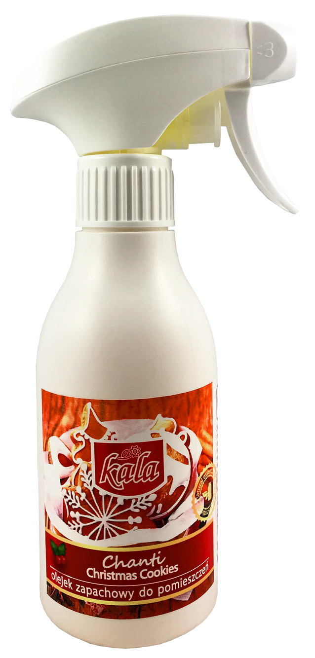 Olejek zapachowy KALA 250ml Easter Cookies w butelce z atomizerem, zapach ciasteczek świątecznych