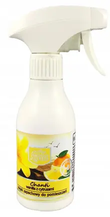 Profesjonalny olejek zapachowy na bazie prawdziwych perfum o długotrwałym intensywnym działaniu. Przeznaczony do wszystkich pomieszczeń: toalet, łazienek, pokoi, restauracji, biur, korytarzy, poczekalni, autokarów, samochodów, klubów, dyskotek itp. Sku...