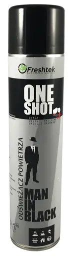 Odświeżacz FRESHTEK MAN IN BLACK 600ml ONE SHOT