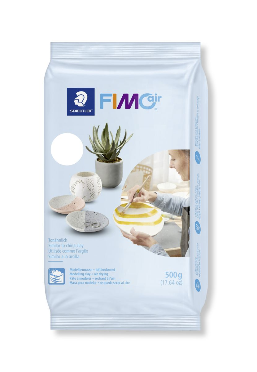Masa modelarska FIMO air biała 500g Staedtler do modelowania na powietrzu.