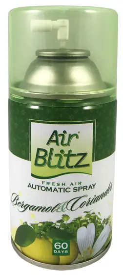 Odświeżacz Air Blitz bergamot 260ml puszka do automatycznego rozpylacza powietrza.