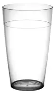 Szklanka z poliwęglanu ECO bezbarwna 330ml, średnica 7cm, wysokość 11,8cm