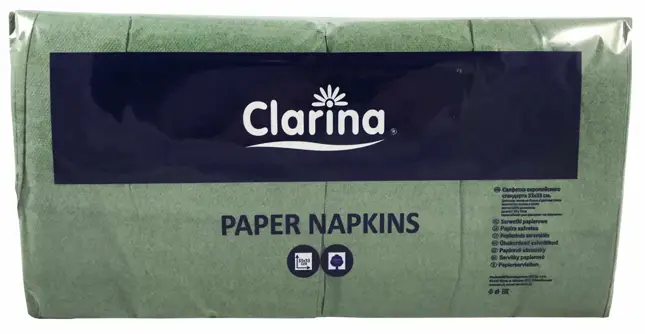 Serwetka kolorowa  33/33  1war.  500szt ZIELONA