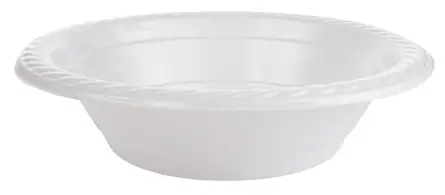 Flaczarka jednorazowa 500ml biała z uszami do zup i potraw gorących