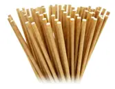 Słomka papierowa fi-6mm / 197mm 100szt BRĄZOWE/KRAFT