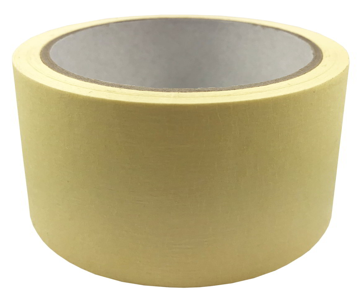 Taśma papierowa maskująca 38mm x 25m żółta na rolce do malowania