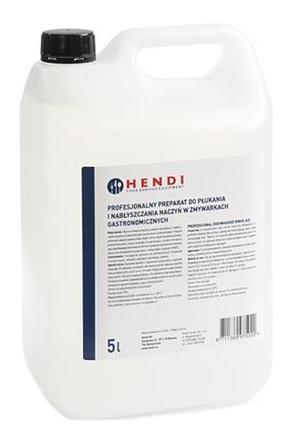 Płyn do nabłyszczania naczyń w zmywarkach
Profesjonalny preparat do płukania i nabłyszczania naczyń mytych w zmywarkach gastronomicznych 5 litrów.
Cechy produktu:

   *Do przemysłowych zmywarek gastronomicznych, odpowiedni do zastawy szklanej, stoł...