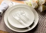 Nóż plastikowy transparent 17,5cm jednorazowy, 50 sztuk
