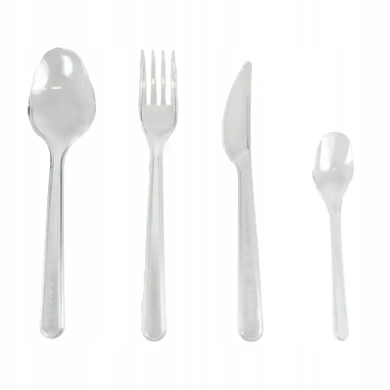 Nóż plastikowy transparent Superior 17,5cm do użytku jednorazowego, opakowanie 50 sztuk