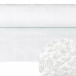 Obrus papierowy BIAŁY 50 mb /1,2m 1rolka z wytłoczeniem damaszkowym