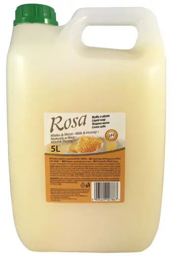Mydło w płynie ROSA KREMOWE 5LMLEKO & MIÓD PE