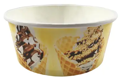 Kubek papierowy na LODY 350ml  30szt