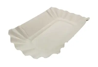 Tacka papierowa 11x18  500szt BIAŁA MUSZELKA