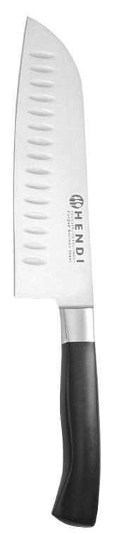 Nóż “Santoku” o szlifie kulowym z serii Profi Line marki Hendi.
Wysoka jakość połączona z ergonomią sprawia, iż używanie noży to czysta przyjemność. Wykonany z wysokiej jakości niemieckiej stali węglowej, Higieniczna zgodna z HACCP konstrukcja rękojeś...