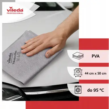 Ścierka Vileda PVAmicro MAX 44/50 SZARA - widok alternatywny