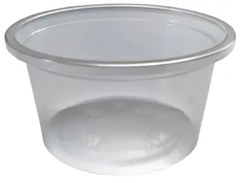 Pojemnik PP na sos okrągły 80ml  100szt7,03cm/3,93cm GUILLIN