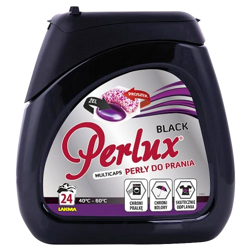 Perlux BLACK kapsułki do prania 24 sztuki do tkanin ciemnych
