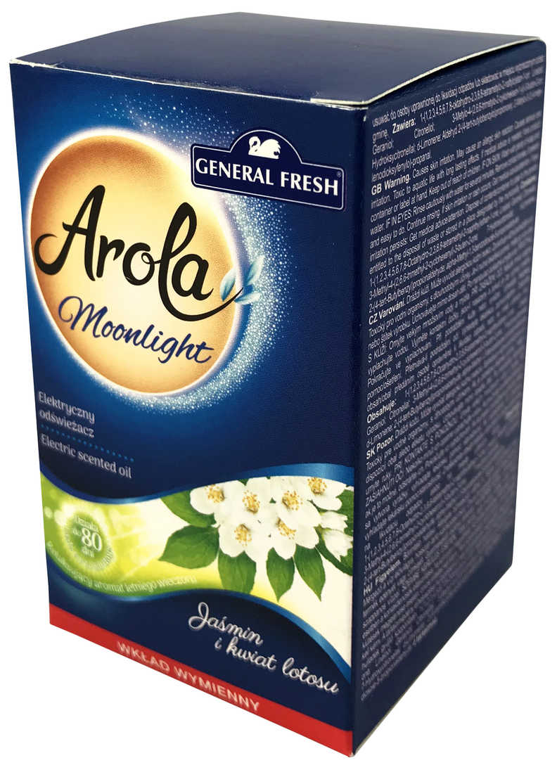 Wkład do elektrycznego odświeżacza General Fresh Arola Moonlight jaśmin i kwiat lotosu 25ml